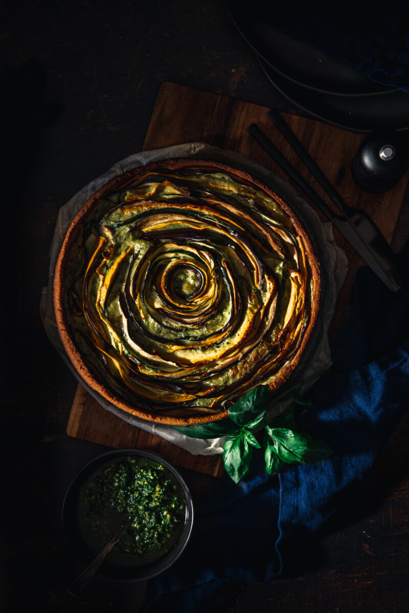 De Suikervrije Oom - Quiche met Courgette en Aubergine
