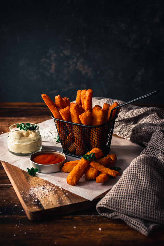 de suikervrije oom - halloumi frietjes