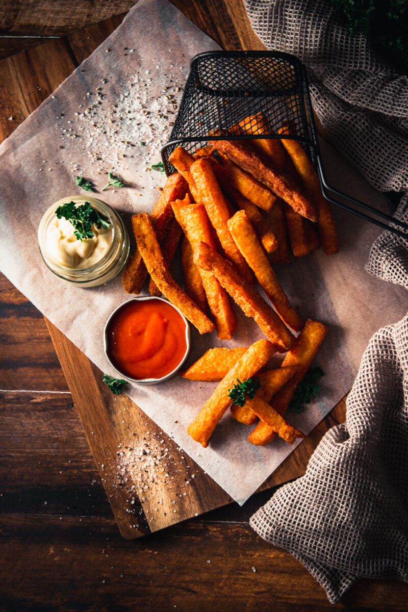 de suikervrije oom - halloumi frietjes