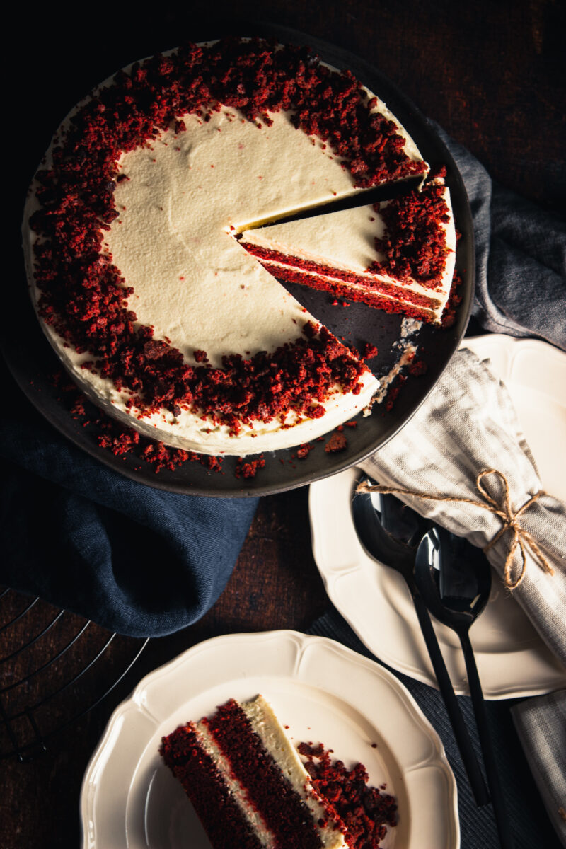 de suikervrije oom - red velvet cake