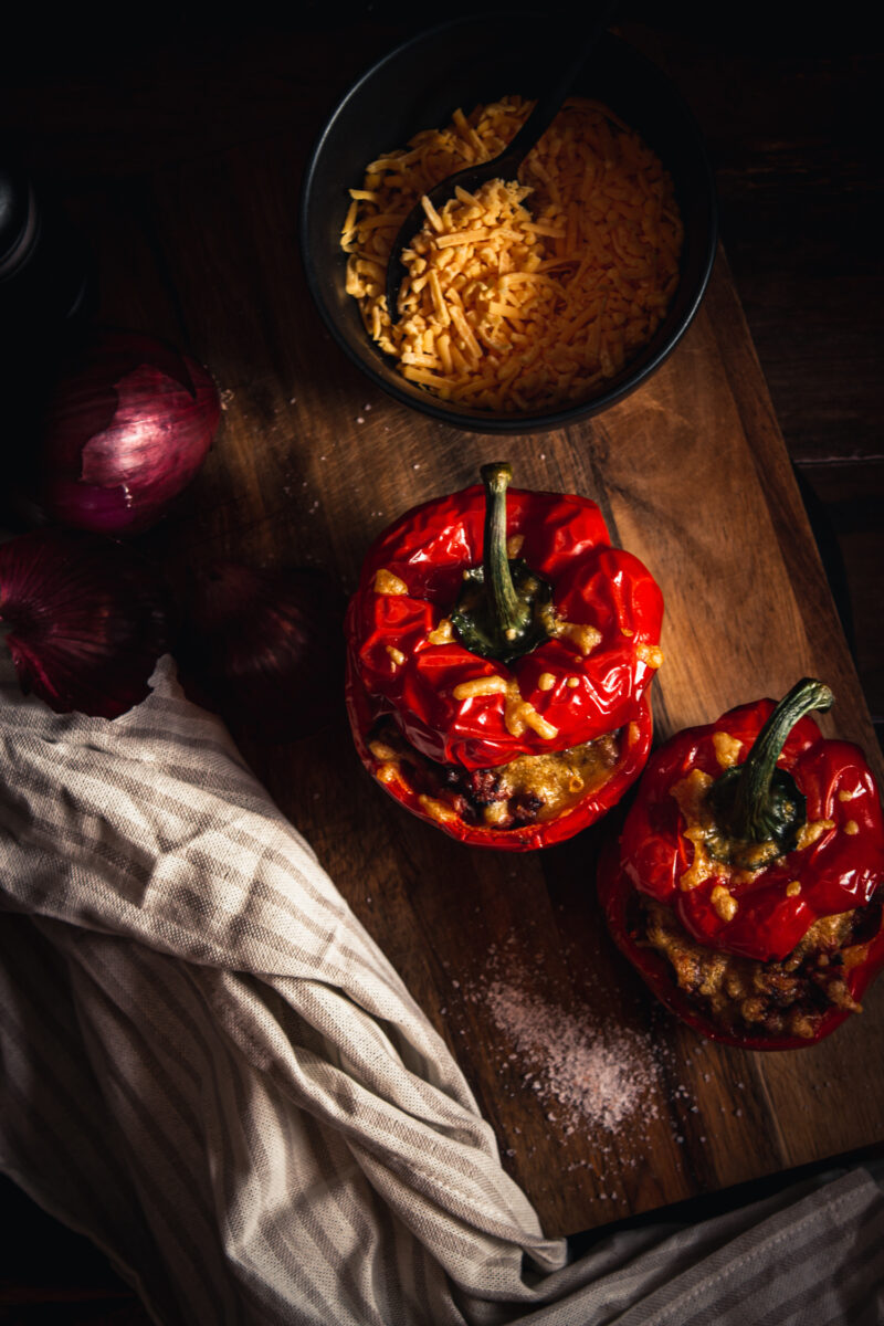 De Suikervrije Oom - Gevulde Rode Paprika's